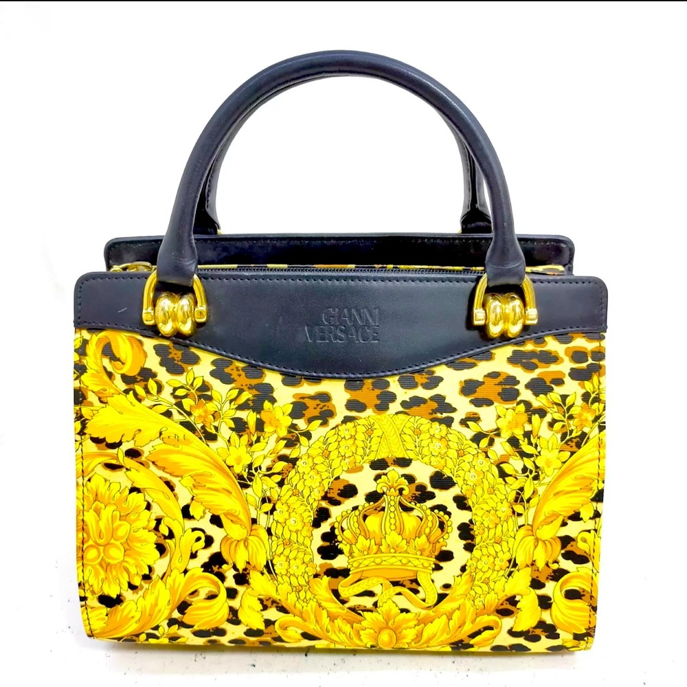 Gianni Versace Hand Bag  Yellow PVC💕💕